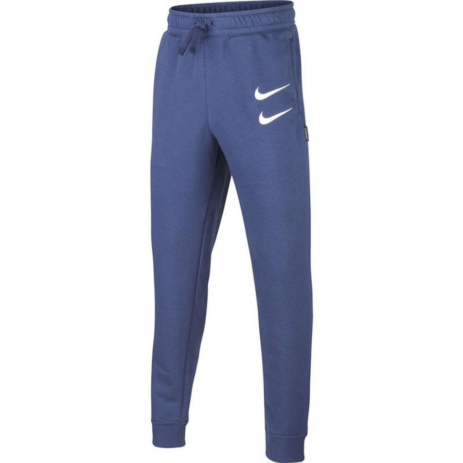 Lange sportsbukser Nike Swoosh Mørkeblå image