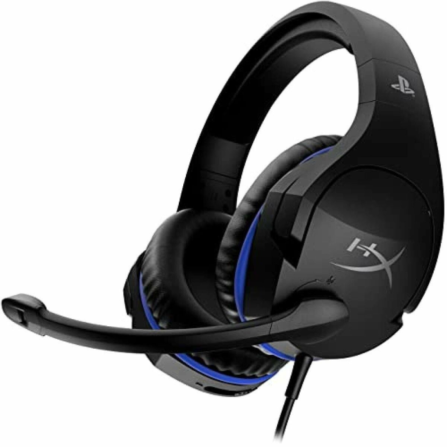 Gaming headset med mikrofon Hyperx HyperX Cloud Stinger PS5-PS4 Sort/Blå Blå Sort image