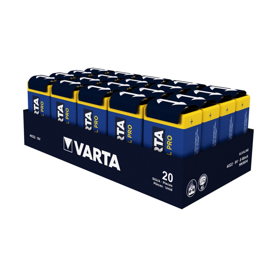 Batterier Varta 6lr61 (20 Dele) image