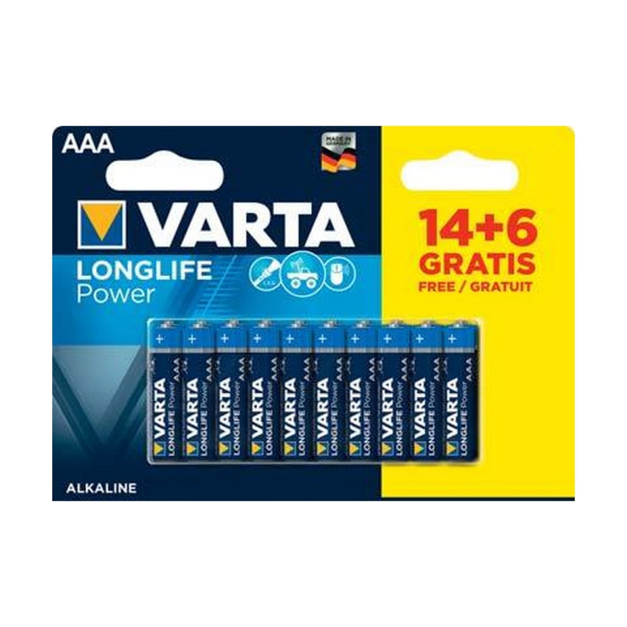Batterier Varta Longlife Power (20 Dele) image