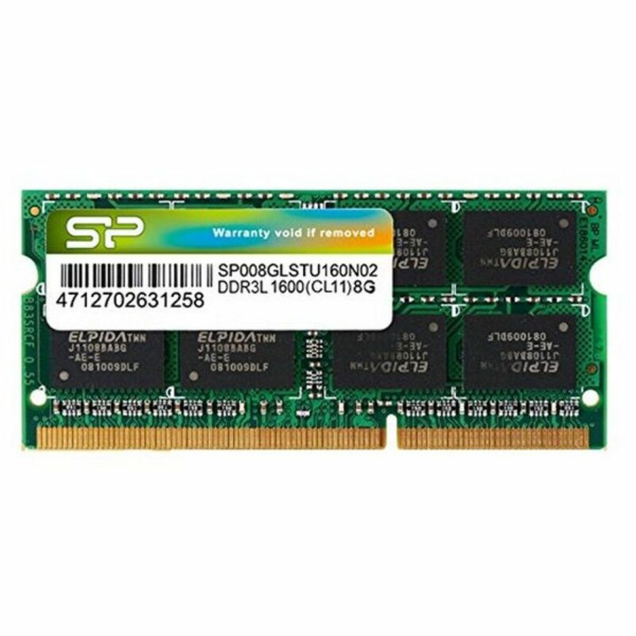 RAM-hukommelse Silicon Power PAMSLPSOO0022 8 GB 1600 MHz DDR3-PC3-12800 8 GB 1600 mHz CL11 DDR3L image