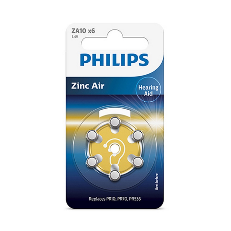 Batterier Philips Zink (6 uds) image