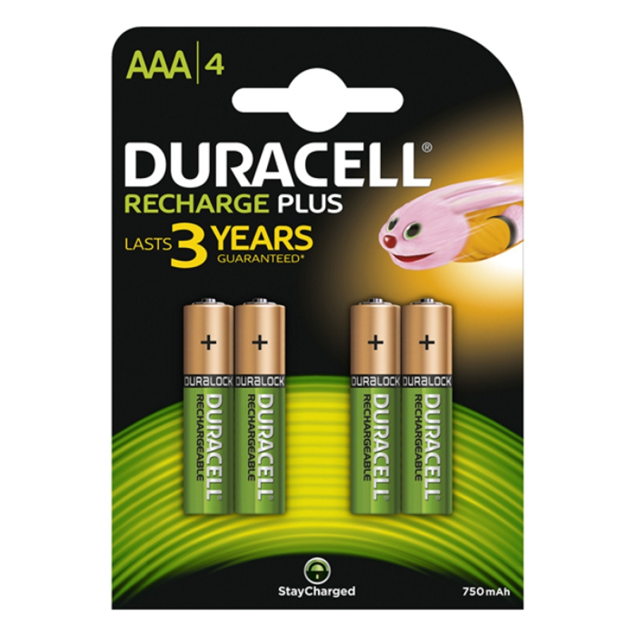 Genopladelige batterier DURACELL 05000394090231 image