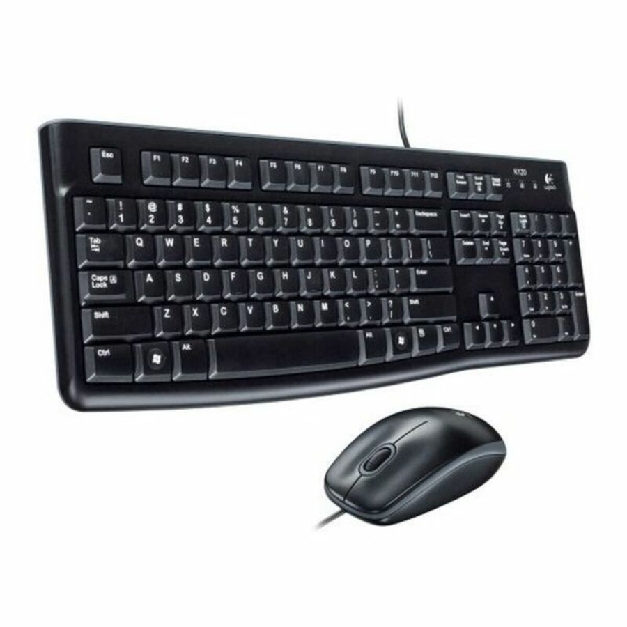 Tastatur og optisk mus Logitech MK120 USB Sort image