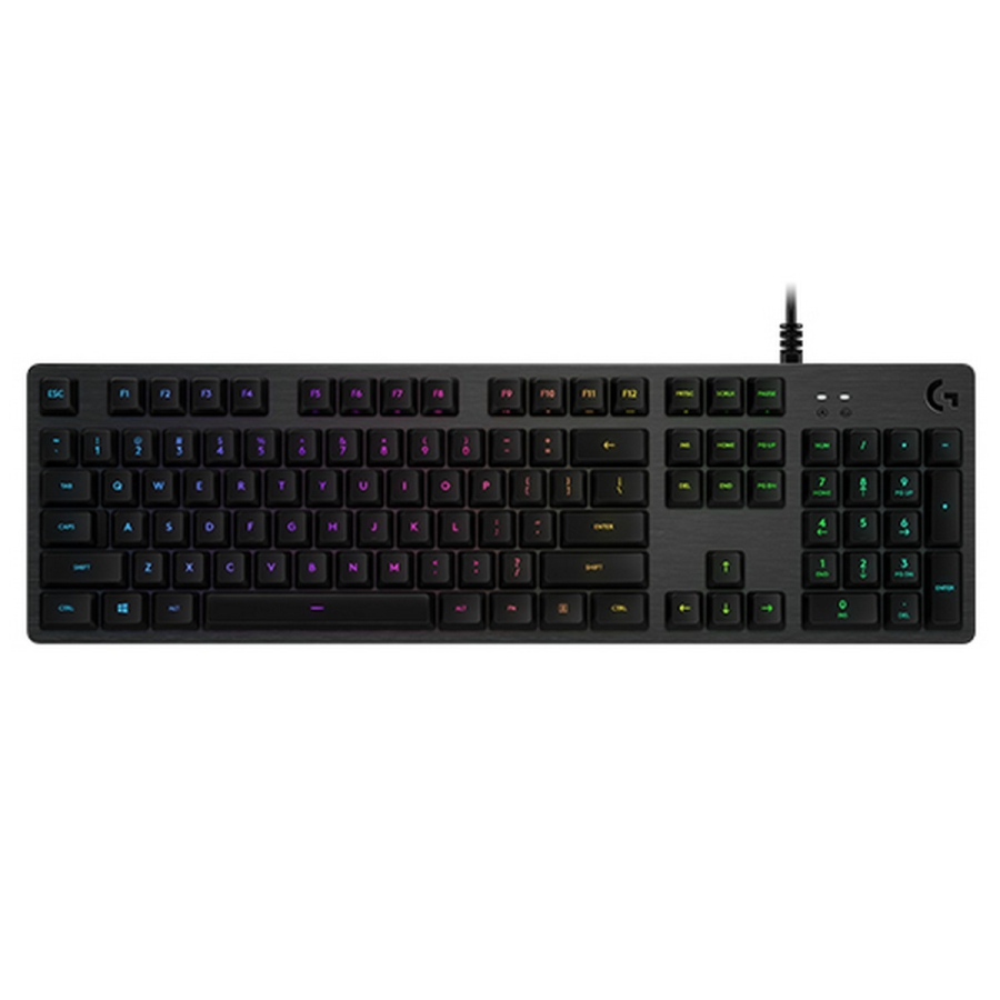 Tastatur Logitech Lightsync G512 USB Sort Gaming Belysning RGB AZERTY image