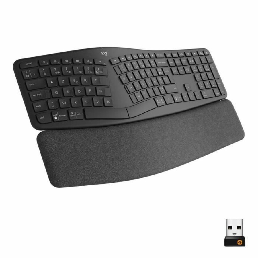 Tastatur Logitech K860 Sort Fransk AZERTY image