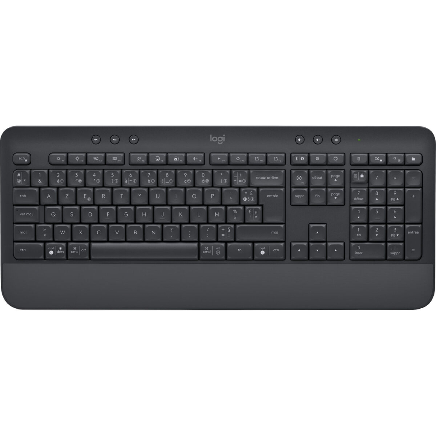 Tastatur Logitech Signature K650 AZERTY Fransk Mørkegrå Grå image