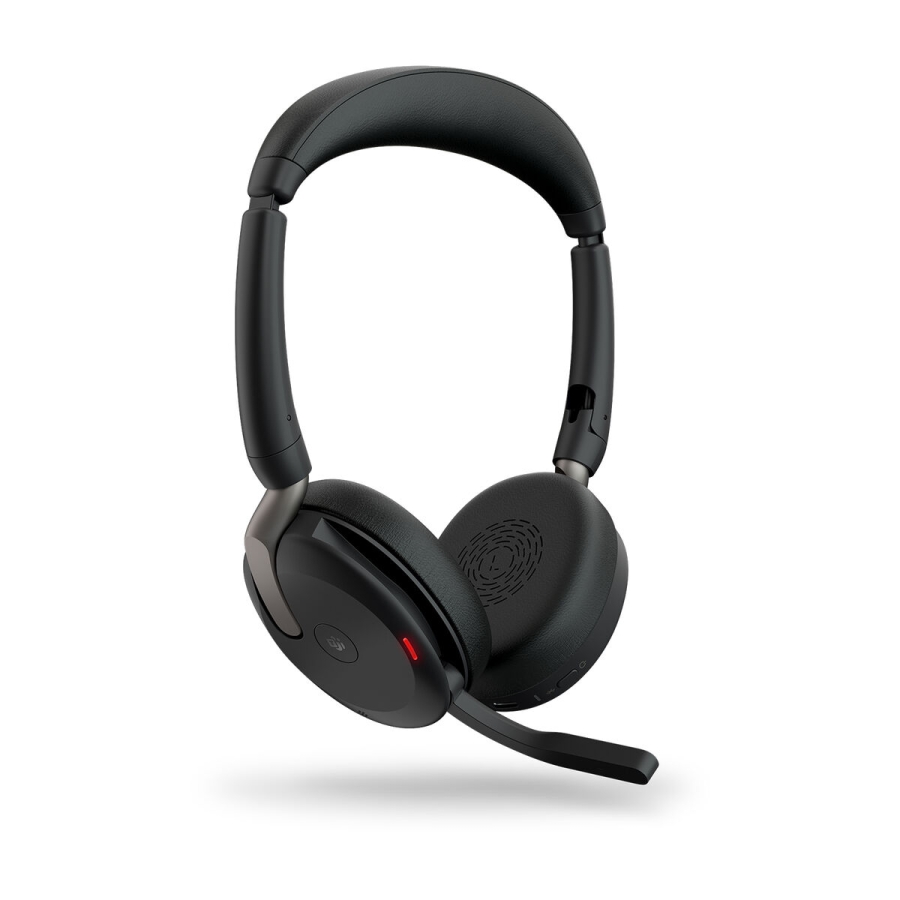 Bluetooth headset med mikrofon Jabra Evolve2 65 Flex Sort image