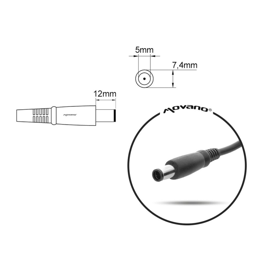 Laptop-oplader Mitsu 5ZM024 65 W image