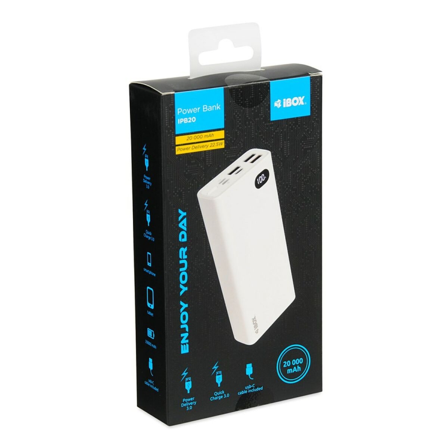 Powerbank Ibox IPB20 Hvid 20000 mAh image