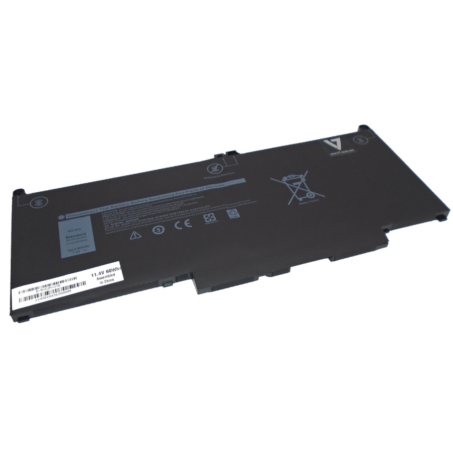 Laptop batteri V7 D-5VC2M-V7E Sort 7894 mAh image