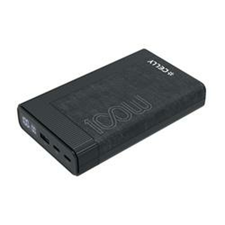 Powerbank Celly PBPD100W20000BK Sort 20000 mAh image