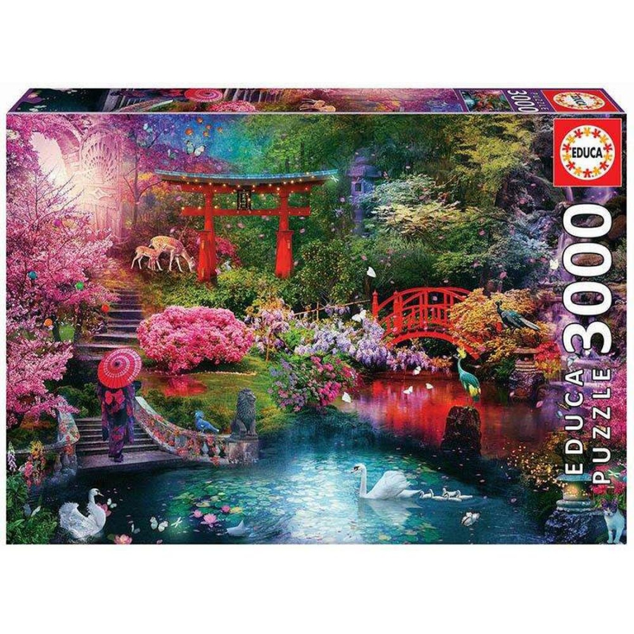 Puslespil Educa Japanese Garden 3000 pcs image