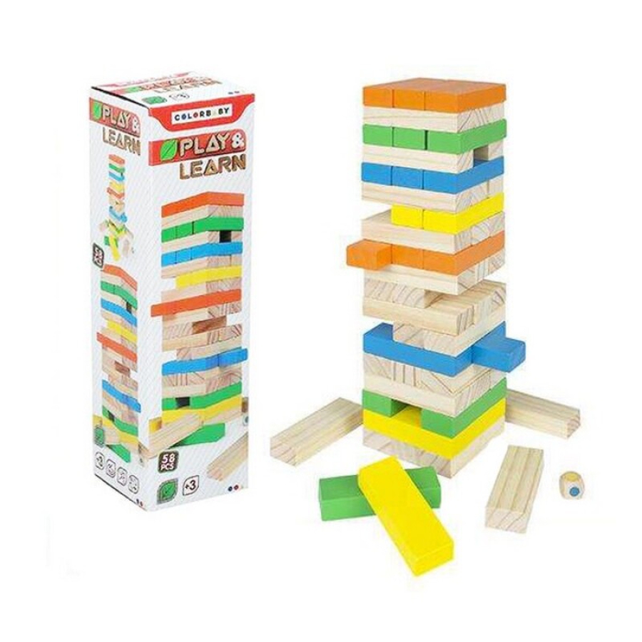 Byggespil med Blokke Woomax 43620 (26 cm) (58 pcs) image