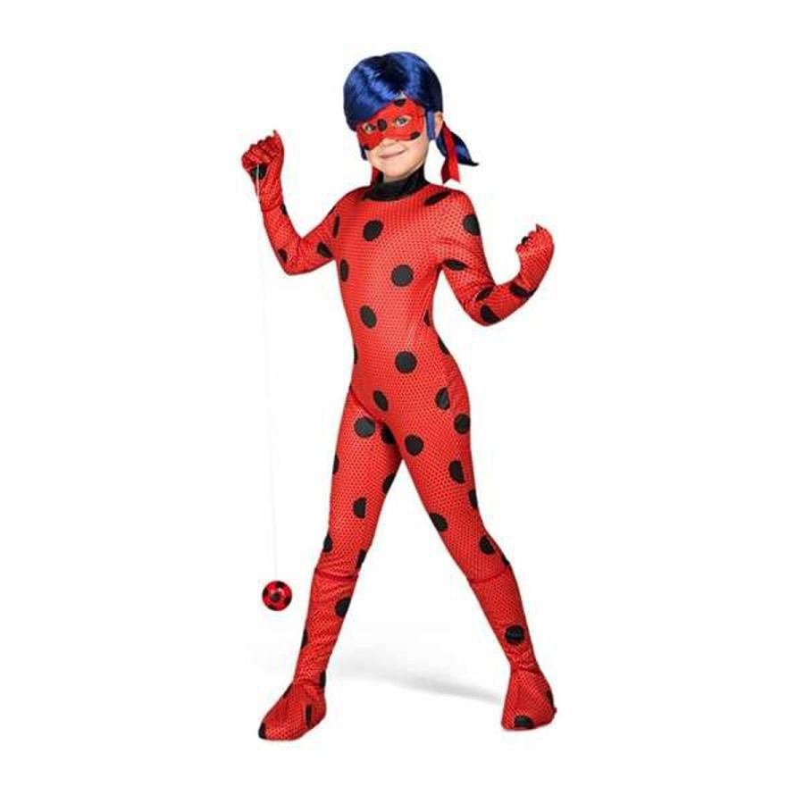 Kostume til børn Lady Bug 7 Dele image