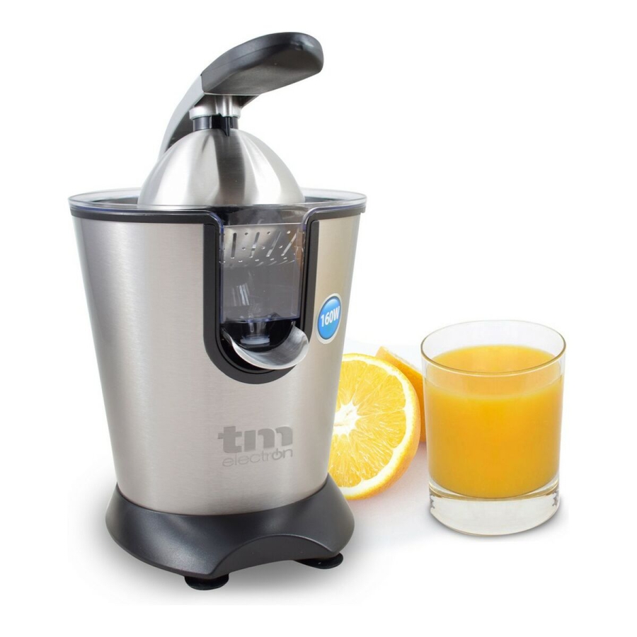 Elektrisk juicer TM Electron Rustfrit stål 160 W image