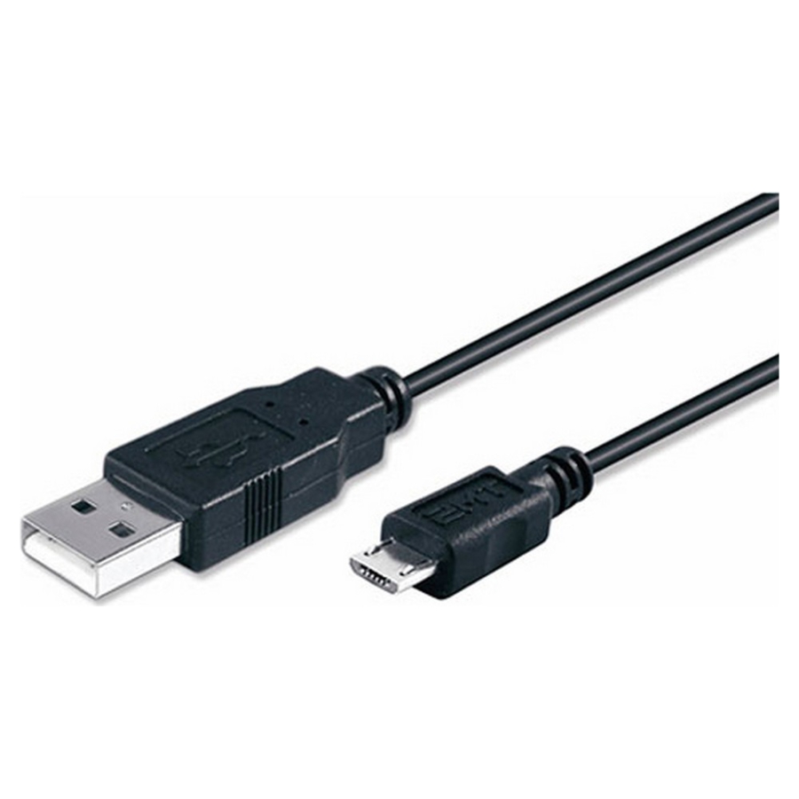 USB 2.0 A til mikro USB B-kabel TM Electron Sort 1,8 m image