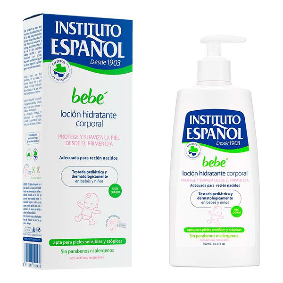 Hydrerende Baby Lotion Instituto Español Bebe (300 ml) 300 ml image