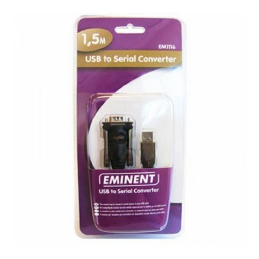 USB til serieport-kabel Ewent EW1116 (1 enheder) image