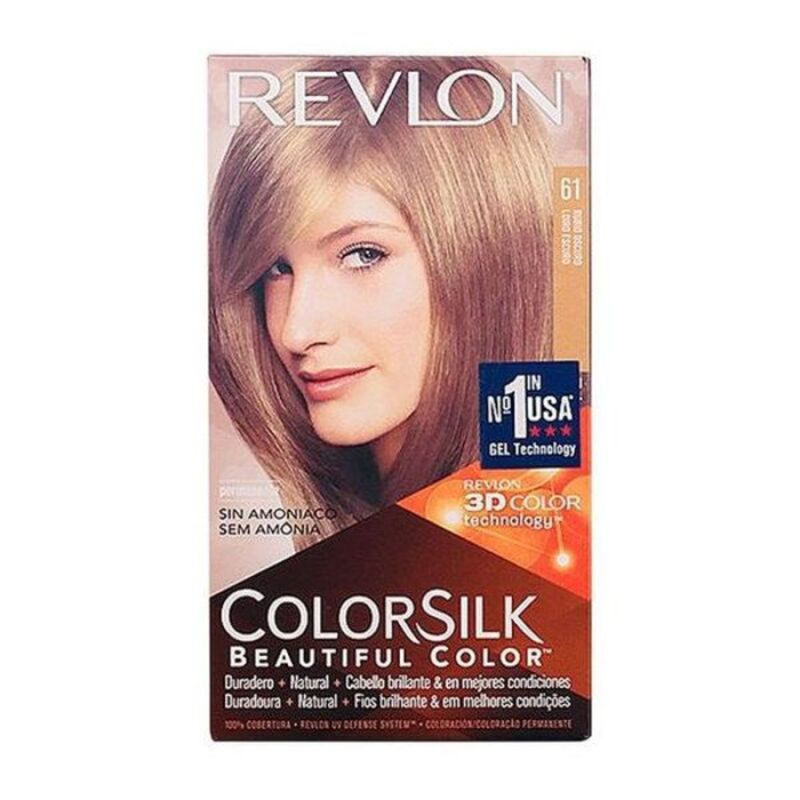 Farve uden Ammoniak Colorsilk Revlon Mørk blond image