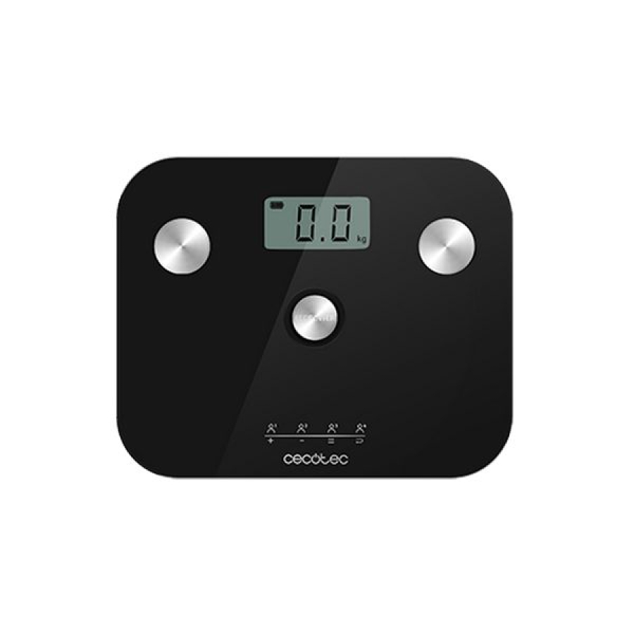 Digital badevægt Cecotec EcoPower 10100 Full Healthy LCD 180 kg Sort image