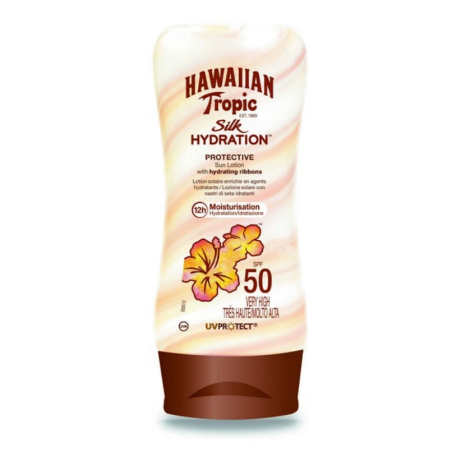 Solcreme Silk Hawaiian Tropic Spf 50+ (180 ml) 50 (180 ml) image