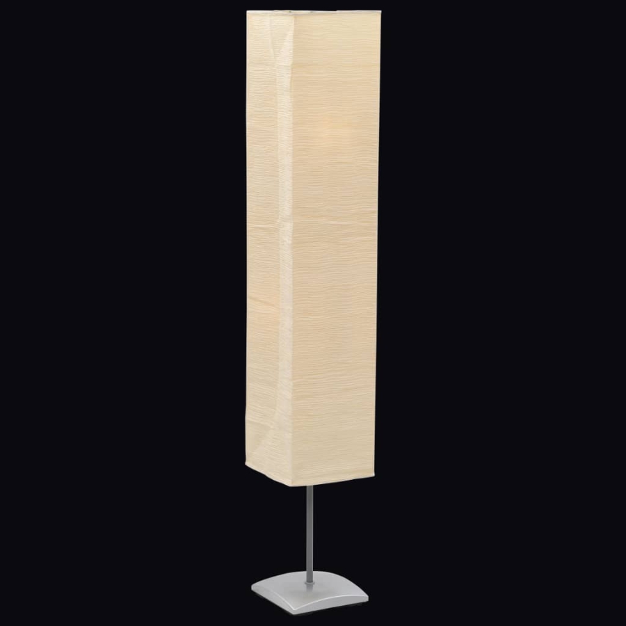 Standerlampe Med Stålfod 135 Cm Beige image