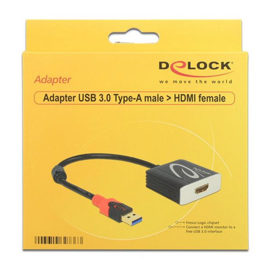 USB 3.0 til HDMI-adapter DELOCK 62736 20 cm image