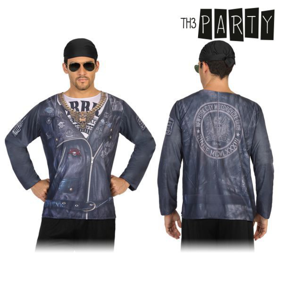 T-shirt til voksne Th3 Party Grå image