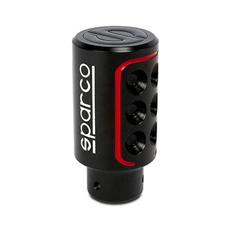 Reserveknop til gearstang Sparco SPC RACING Sort/Rød image