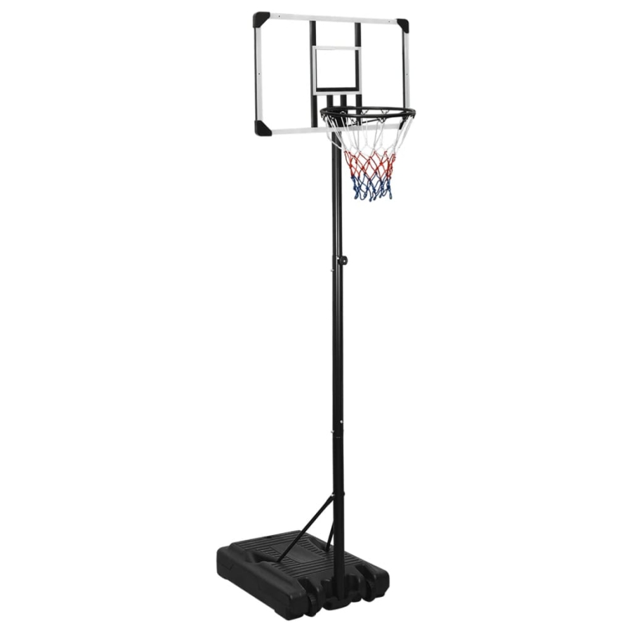 Basketballstativ Med Plade 235-305 Cm Polycarbonat Transparent image