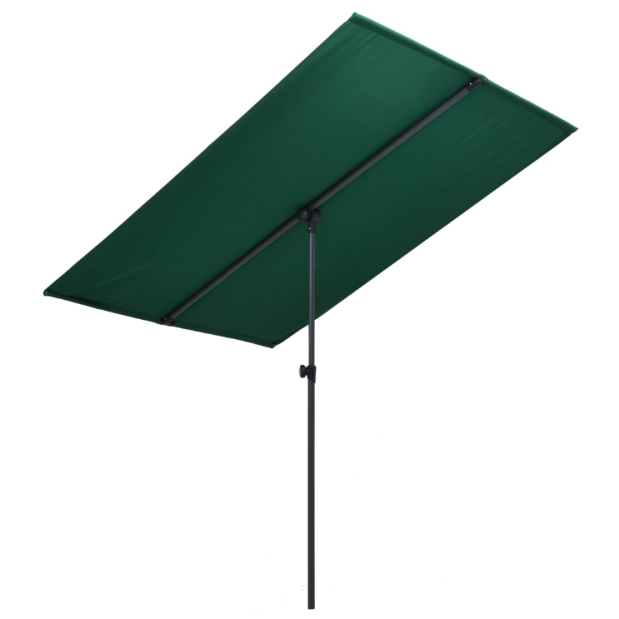 Parasol Med Aluminiumstang 180X130 Cm Grøn  image