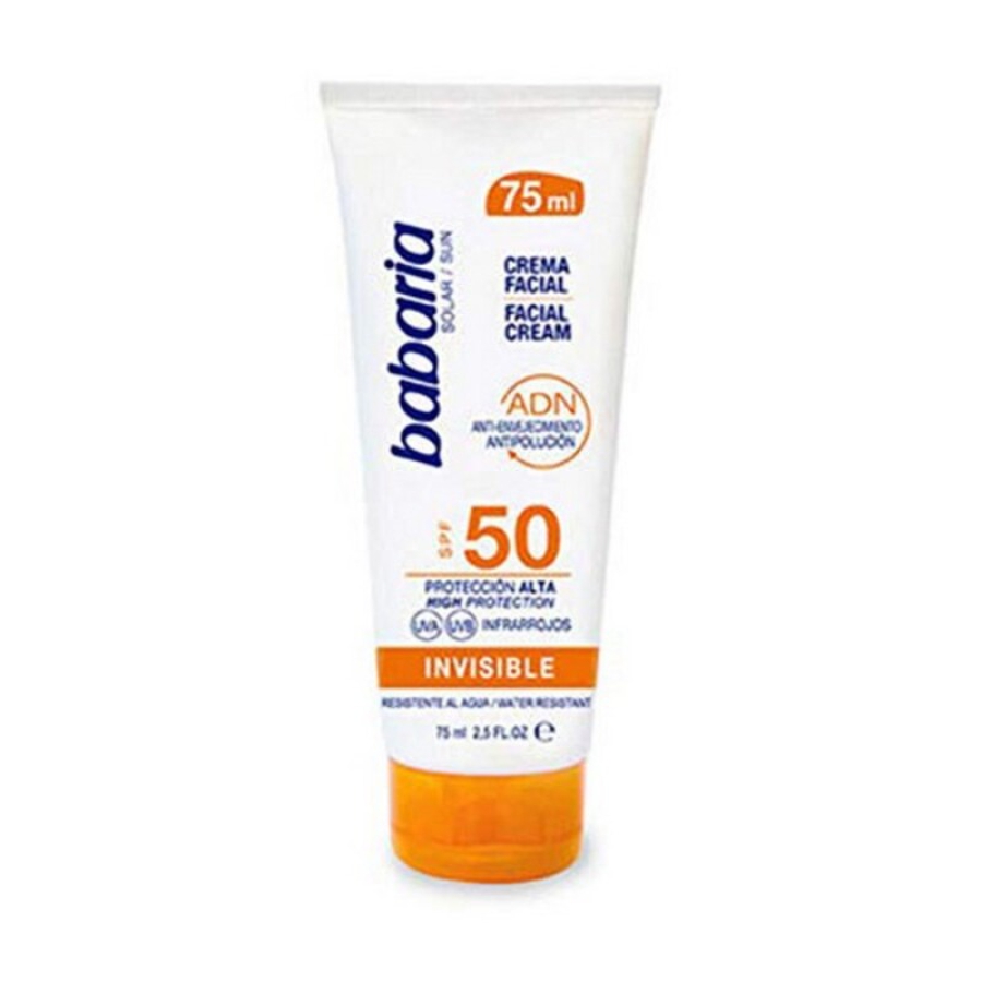 Solcreme til ansigtet SOLAR ADN INVISIBLE Babaria Solar Adn Invisible Spf 50 (75 ml) 75 ml Spf 50 image