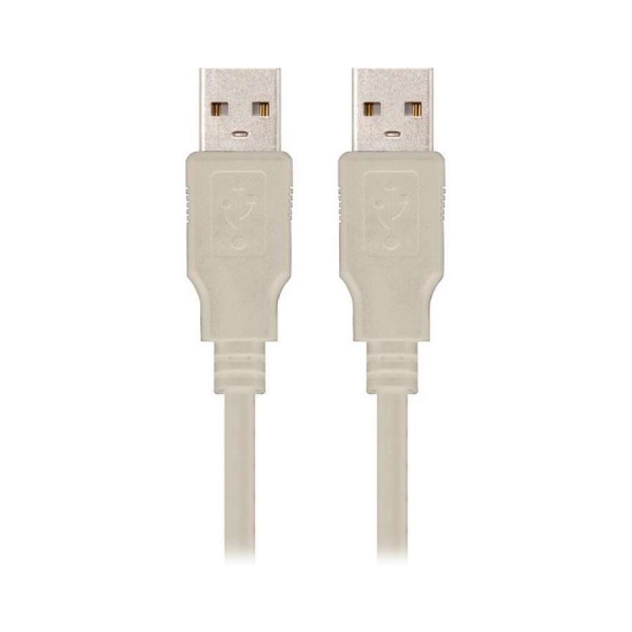 USB 2.0-kabel NANOCABLE 10.01.0303 Beige (2 m) image