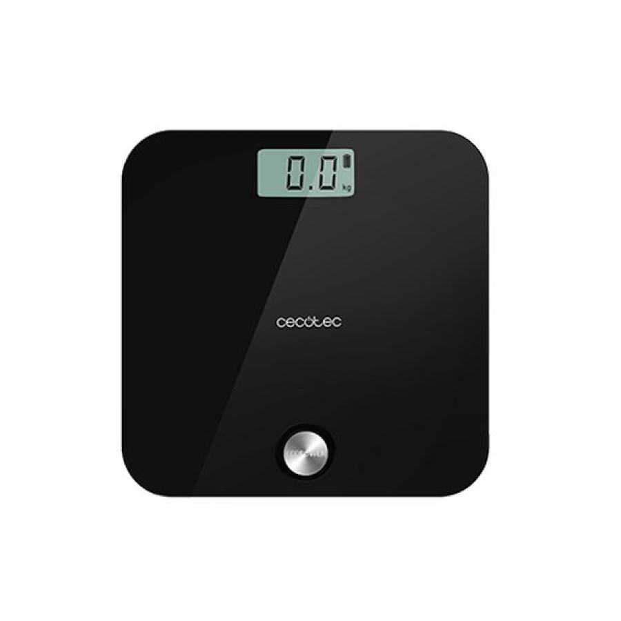 Digital badevægt Cecotec EcoPower 10000 Healthy Black LCD 180 kg Sort image