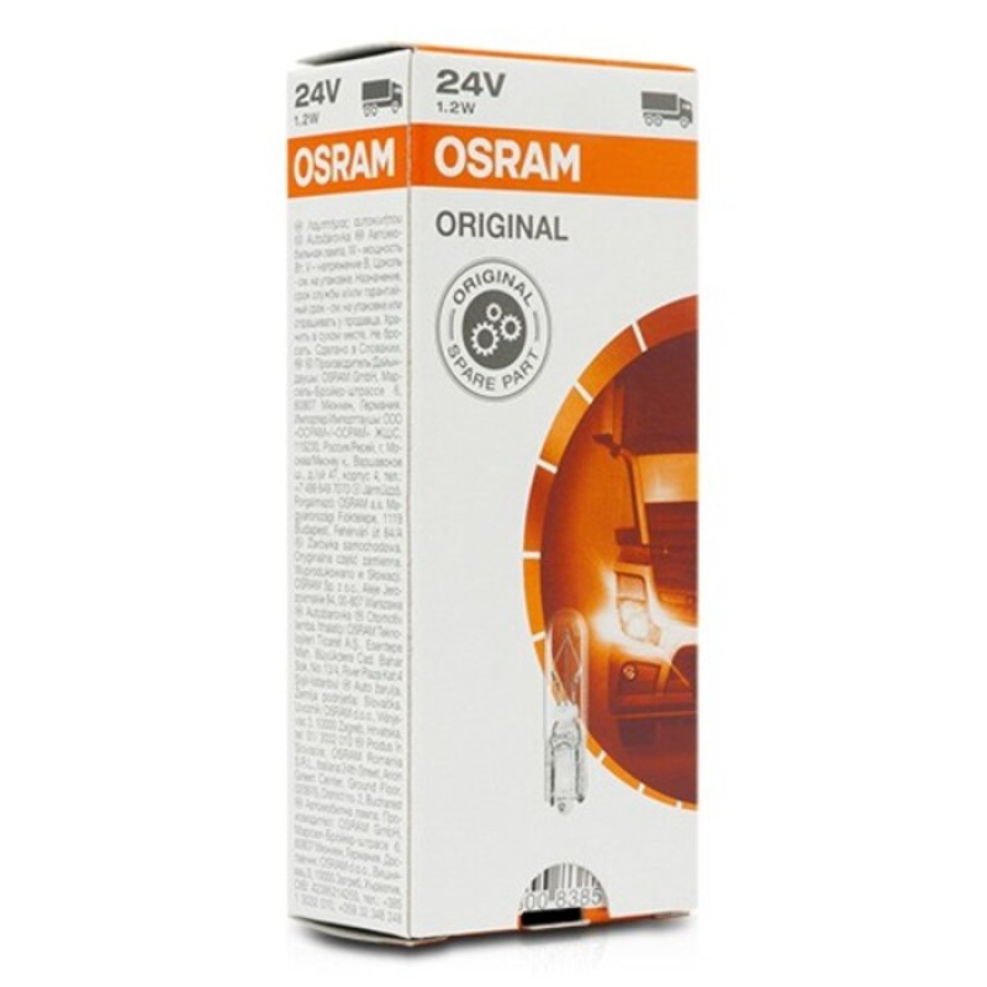 Pære til køretøj Osram 24V 1,2W (10 pcs) image