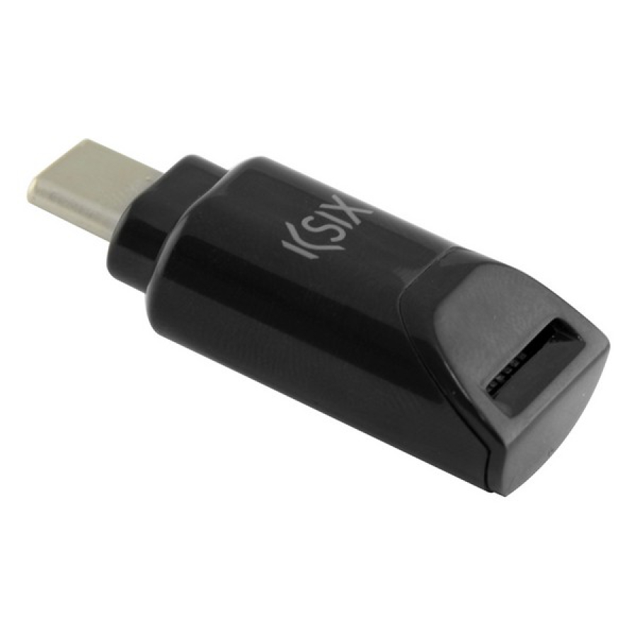 Micro SD til USB-C-adapter KSIX Sort image