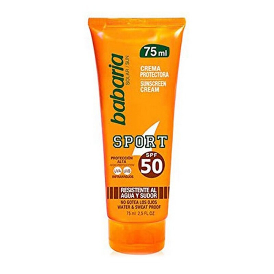 Lotion til Sportsudøvere SOLAR SPORT waterproof Babaria Solar Sport Spf 50 (75 ml) 75 ml Spf 50 image