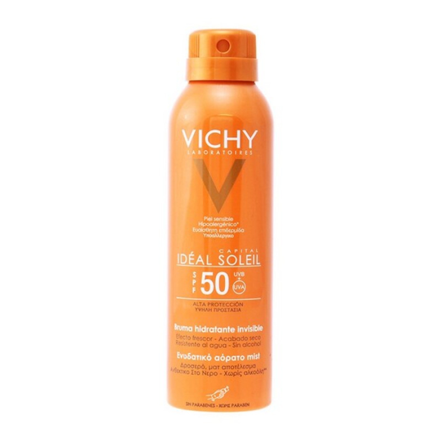 Solbeskyttelse - spray Capital Soleil Vichy Spf 50 (200 ml) 50 (200 ml) image