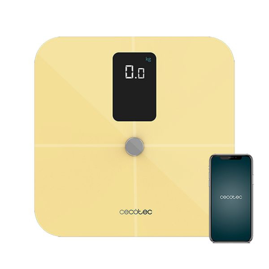 Digital badevægt Cecotec Surface Precision 10400 Smart Healthy Vision Gul image