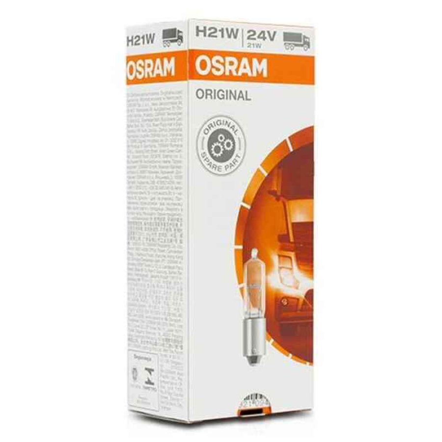 Pære til køretøj OS64138 Osram OS64138 H21W 21W 24v (10 pcs) image