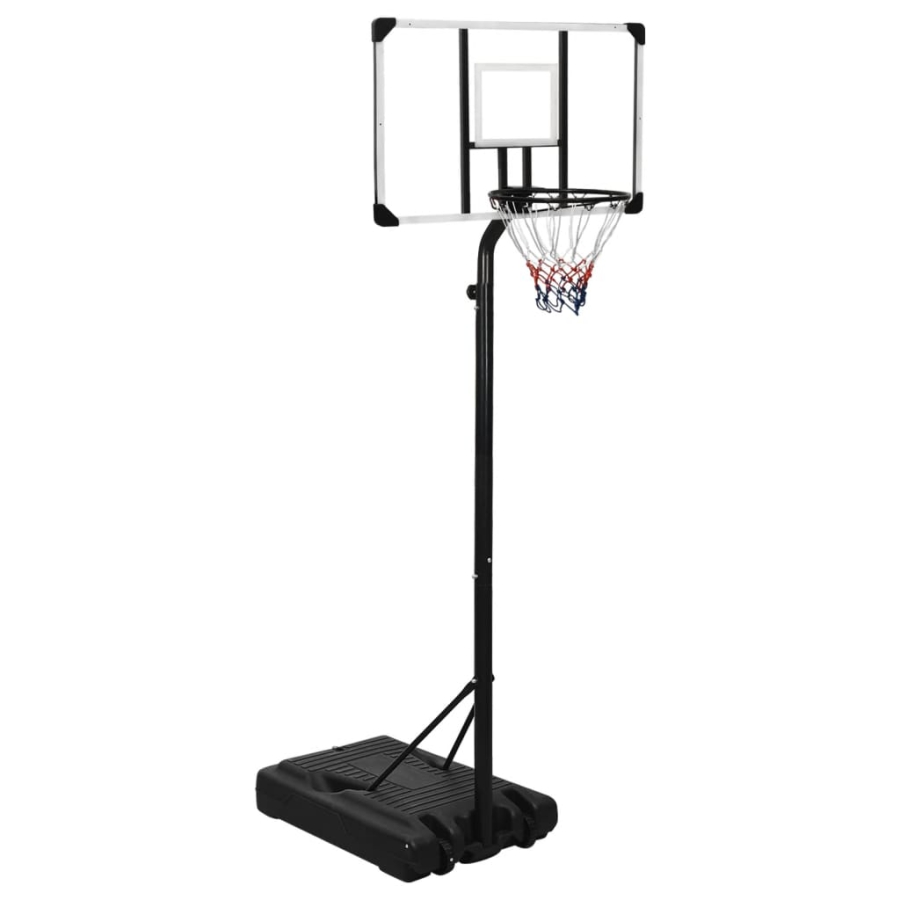 Basketballstativ Med Plade 256-361 Cm Polycarbonat Transparent image