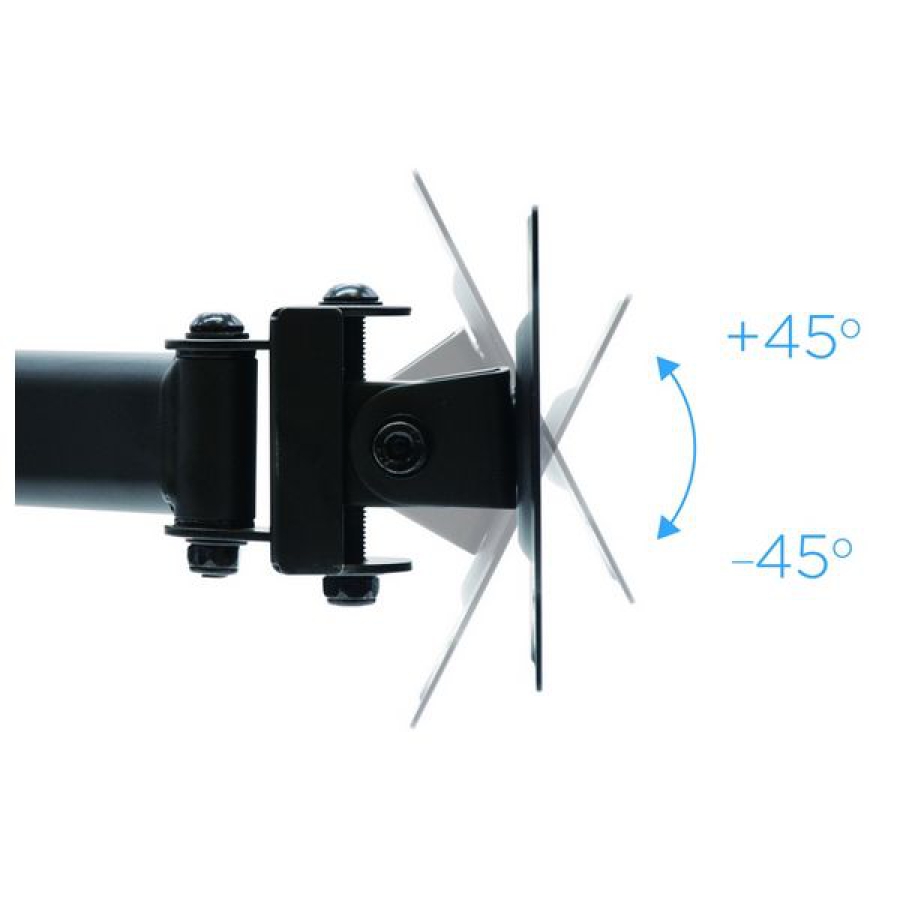 TV bord støtte TooQ DB1327TN-B 13`-27` 8 kg Sort image