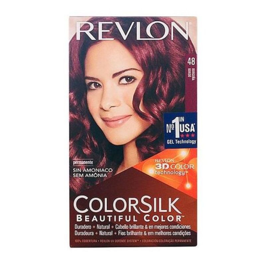 Farve uden Ammoniak Colorsilk Revlon Bourgogne image