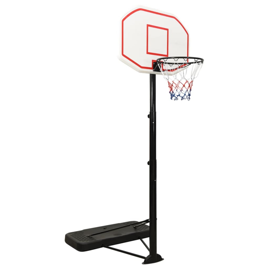 Basketballstativ 258-363 Cm Polyethylen Hvid image