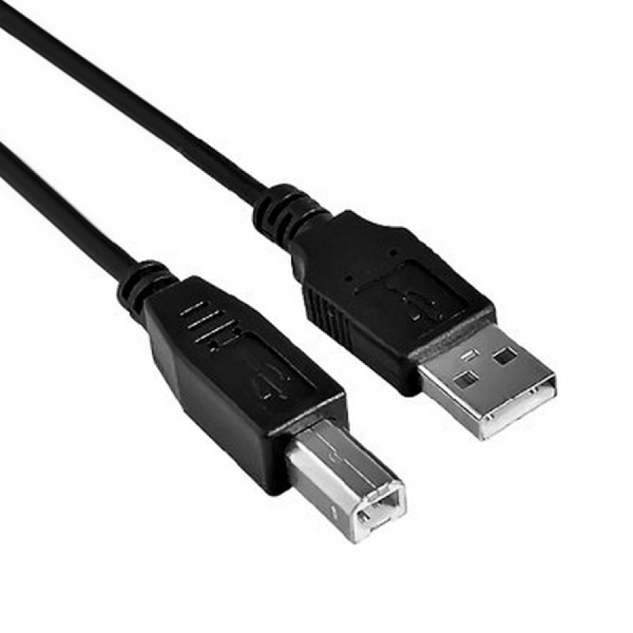 USB A til USB B-kabel NANOCABLE 10.01.0104-BK 3 m Sort image