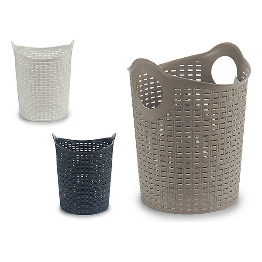 Multifunktionel plastikkurv Rattan Plastik MD (35 x 28 x 28 cm) image