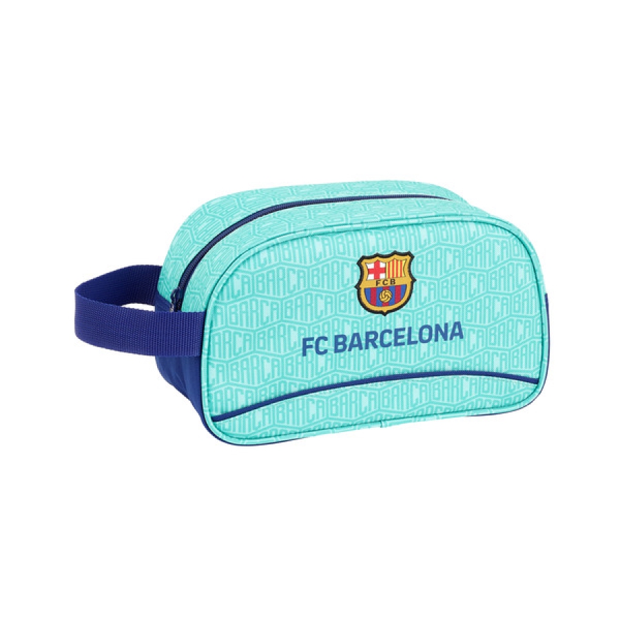 Skoletoilettaske F.C. Barcelona 19/20 Turkisblå image