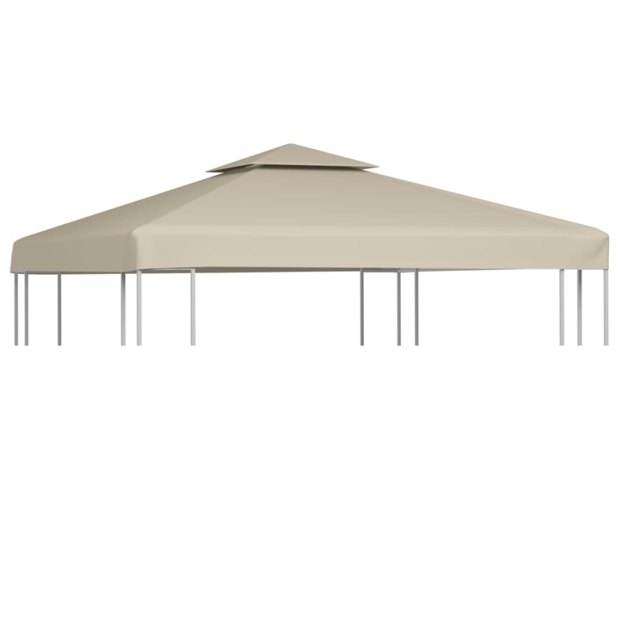 Baldakin Til Havepavillon 3X3 M 310 G/Mâ² Beige image