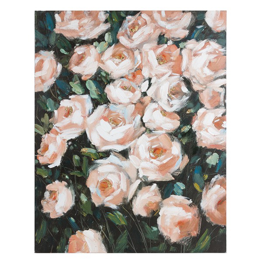 Oliemaleri Roses Fyr (80 X 4 x 100 cm) image